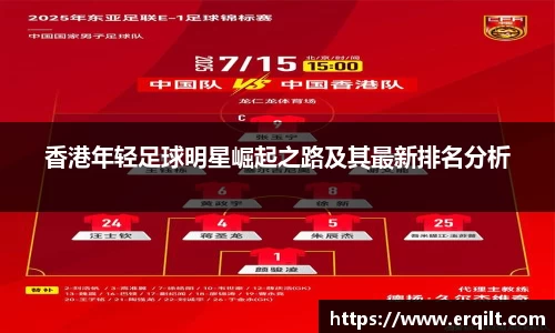 香港年轻足球明星崛起之路及其最新排名分析